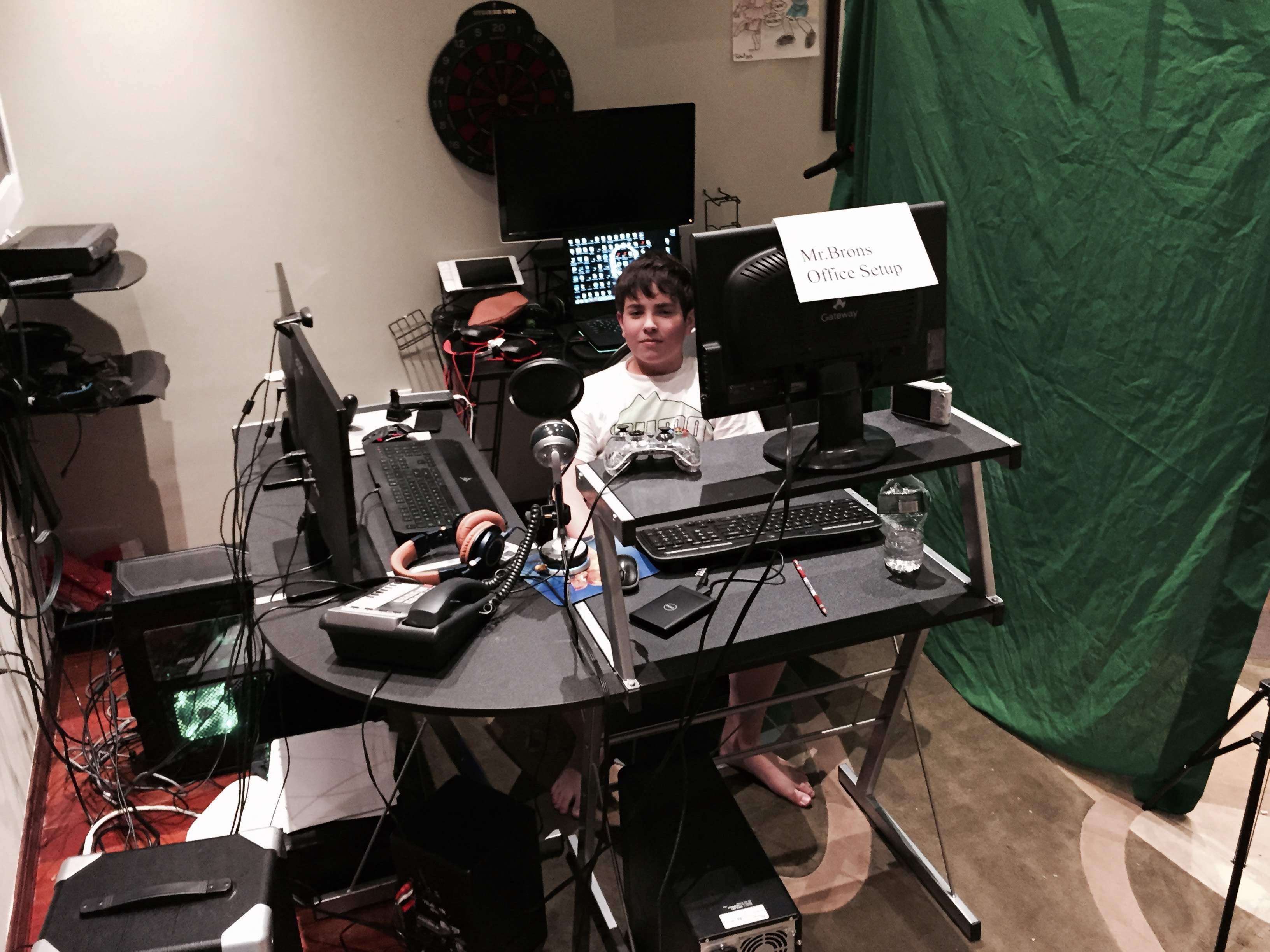 First computer setup at age 12